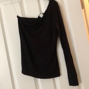 Trendyland Black One Shoulder Top